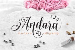 Andara: A Script Font for Editorial Elegance