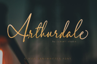 Arthurdale: A Script Font with a Luxurious Touch