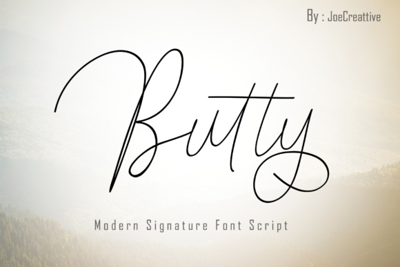 Butty: A Handwritten Font That Elevates Digital Design