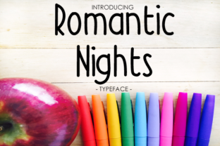 Font That Elevates Your Brand: Romantic Nights