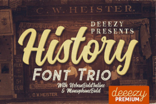 History Font: A Vintage Touch for Your Craft Projects