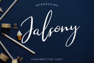 Jalsony: A Versatile Script Font for Editorial Design