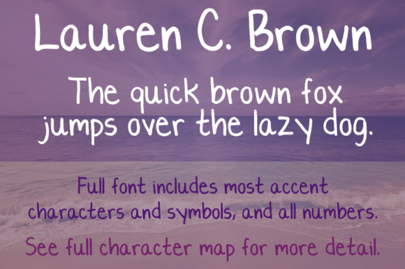 Lauren C. Brown: A Script Font That Elevates Your Brand