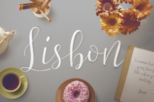 Lisbon Font: A Script Amp for Creative Crafters