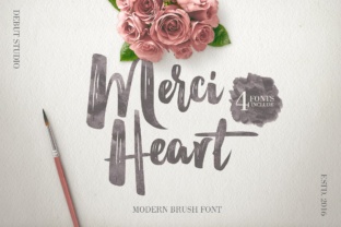 Merci Heart: A Script Font for Web Design and Brand Identity
