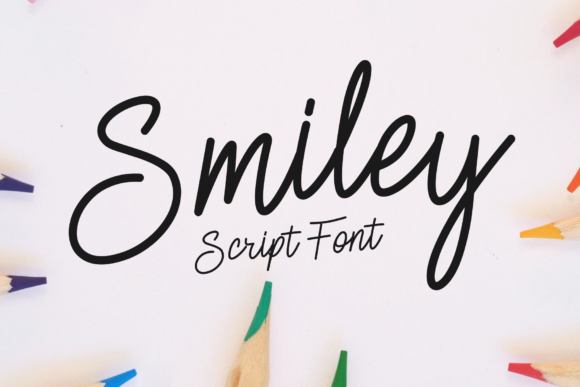 Smiley: A Bouncy Signature Font for Creative Branding