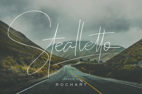 Stealletto: A Script Font That Adds Charm to Branding