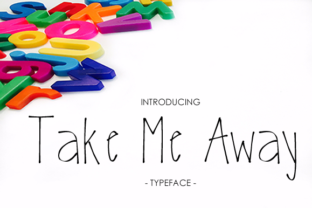 Take Me Away: A Delicate Script Font for Editorial Elegance